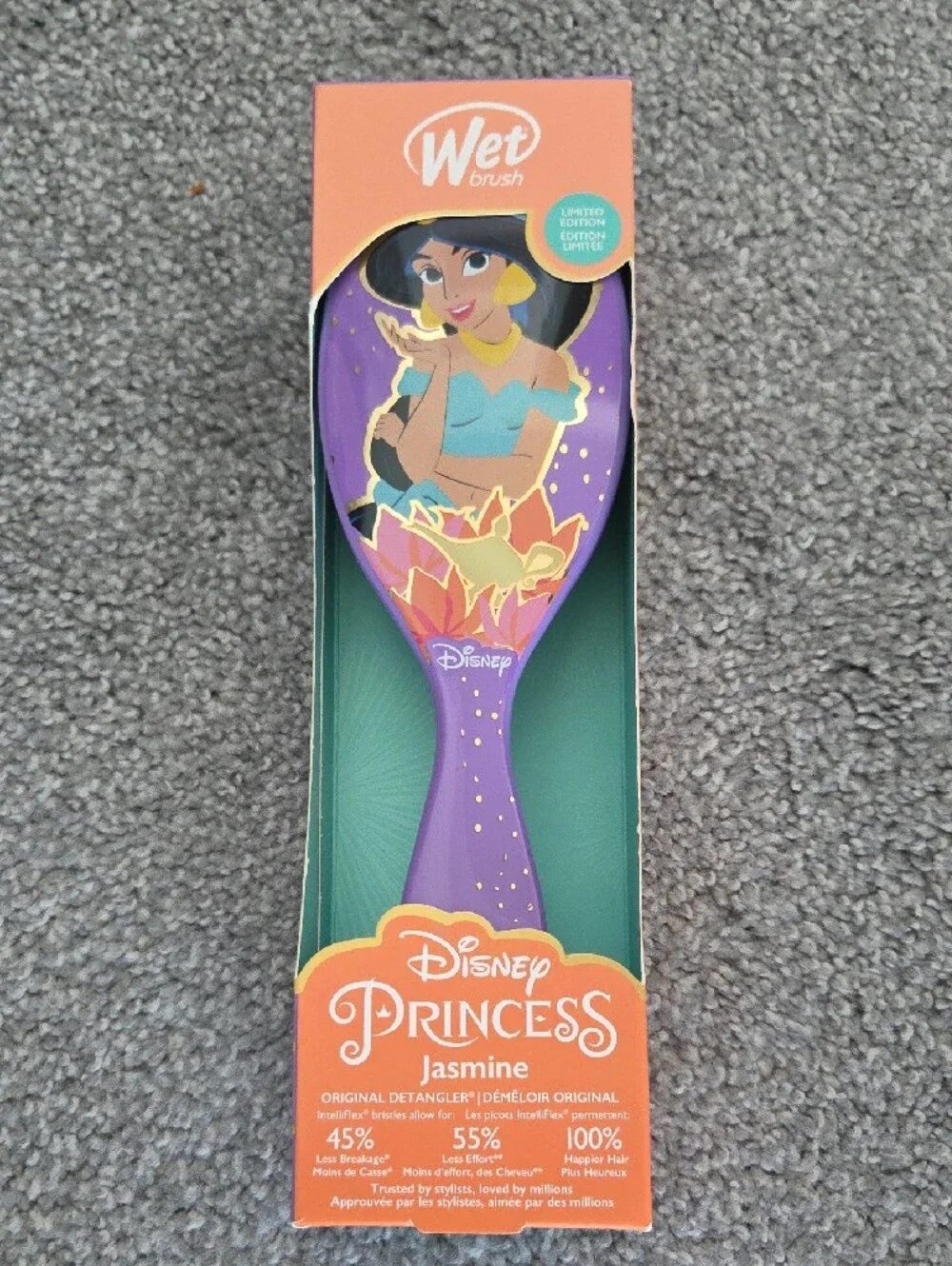 Wet Brush Disney Princess Jasmine Purple Detangling Brush
